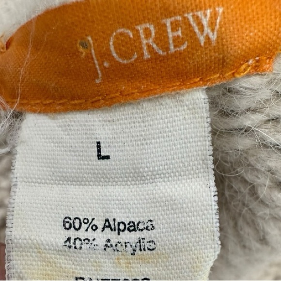 J. Crew Long Line Chunky Alpaca Blend Duster Cardigan L - Picture 14 of 14